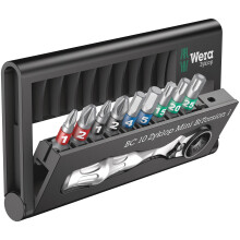 Wera Bit-Check 10 Zyklop Mini BiTorsion 1 Set, 10 Piece,7.6 x 2.5 x 12.7 cm