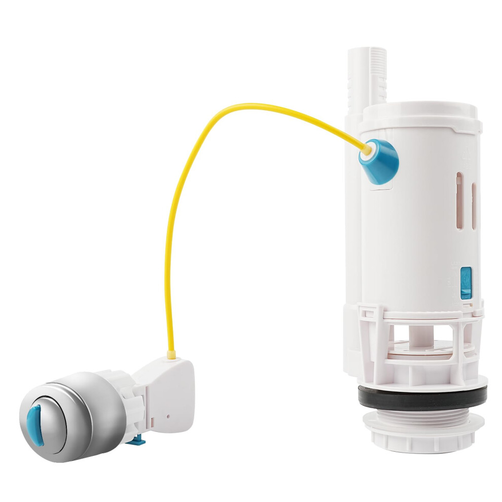 Toilet Flush System Replacement, Kissdate Dual Flush And Flush Button Toilet Cistern Flush Parts With Push Button Toilet Flush System Replacement 5051222344859
