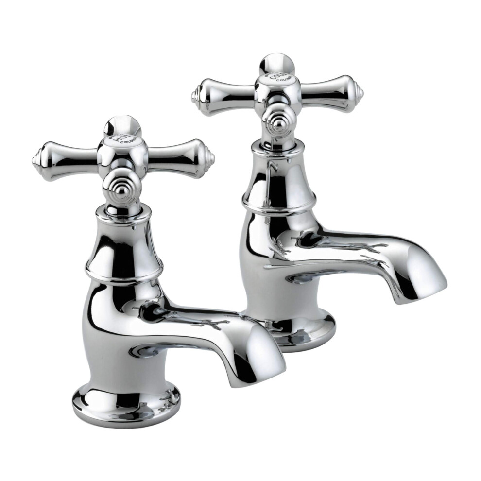Bristan K 1/2 C Colonial Basin Taps - Chrome