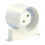 Manrose Manrose ID100T Inline Fan with Electric Time and Bracket 3