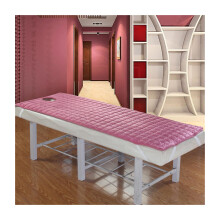 Massage Table Topper with Face Hole, SpaGrade Beauty Bed Mattress, NonSlip Straps, 190x80cm