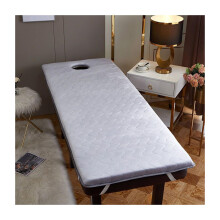 Soft Memory Foam Massage Table Pad with Face Hole, NonSlip Lash Bed Cushion for Spa and Salon 70x185cm