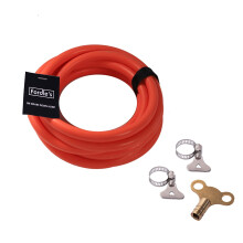 Fordle?s 5m Drain Down Hose Kit for Radiator/Heating System Repair Maintenance Servicing ? Flexible TPU Rubber with 12mm Bore ? Includes Radiator