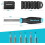 DURATECH 60-in-1 Multi-Function Screwdriver Sets, Multi-Bit Screwdriver Sets with Phillips, Slotted, Square and Torx, Storage Case Design, Suitable 5