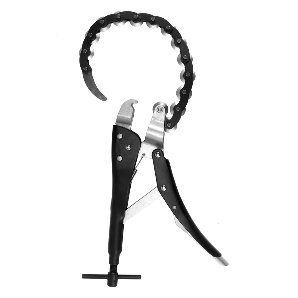 Qwork? Adjustable Exhaust Tube Chain Cutter, For Cutting Tailpipes And Exhaust Pipes 5051222349489