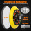 Pomsare Upgraded 80PCS Angle Grinder Sanding Discs with Drill Sanding Attachment, 125mm Hook and Loop Sanding Discs for Drill, Sander for Drill 2