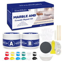 MendMight Tile, Granite and Ceramic Tile Repair Kit(Color Match), Tub Fibreglass Repair Kits with Strong Adhesion, Quartz Countertop Marble Repair Kit