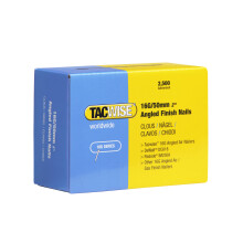 Tacwise 0772 Type 16G / 50 mm Galvanised Angled Finish Nails, 20? Inclined, Pack of 2500