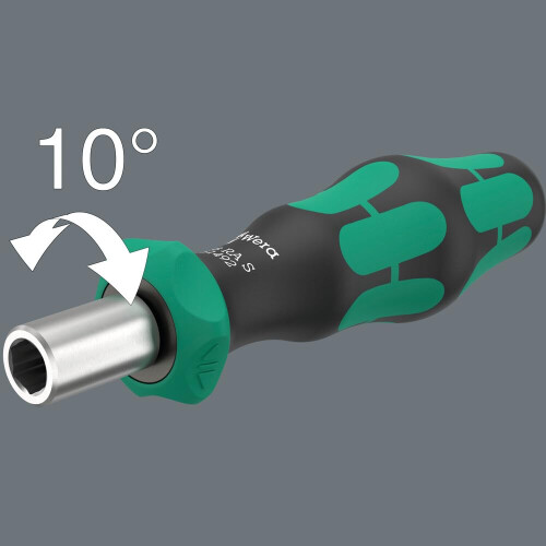 Wera 838 RA S Bits-Handhalter, with Ratchet functionality, 1/4" - 05051492001 2