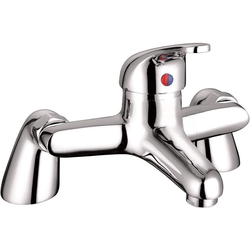 Veebath Bath Filler Tap, Bathroom Taps Shower Mixer Tap, Bath Tub Single Lever Tap, Bath And Basin Taps, Chrome Finish With G3/4", Shower Mixer With 5051222354766