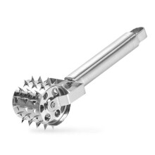 Stainless Steel Rotating Meat Tenderizer Tool with HeavyDuty Claws for Steak Pork BBQ