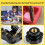 130PCS Threaded Inserts Nut Kit,60W Soldering Iron Heat Set Insert Tool Adjustable Temp Heat Thread Knurled Nut M2/M3/M4/M5/M6/M8 Threaded Inserts 3