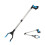 Foldable Grabber Tool for Garbage with Long Reach and Ergonomic Grip Trash Pickup Tool 1