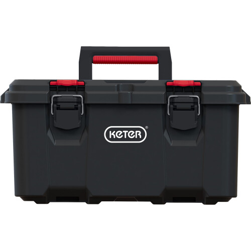 Keter Keter Stack n' Roll Modular DIY Toolbox, Stackable, Lightweight, Durable, Water Resistant, Black