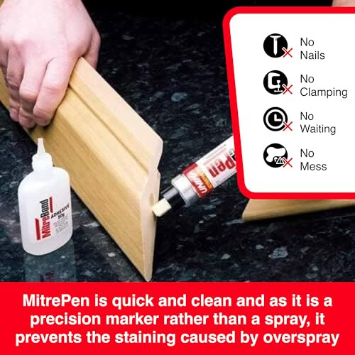 MitrePen SuperGlue Activator and Adhesive Pack 2