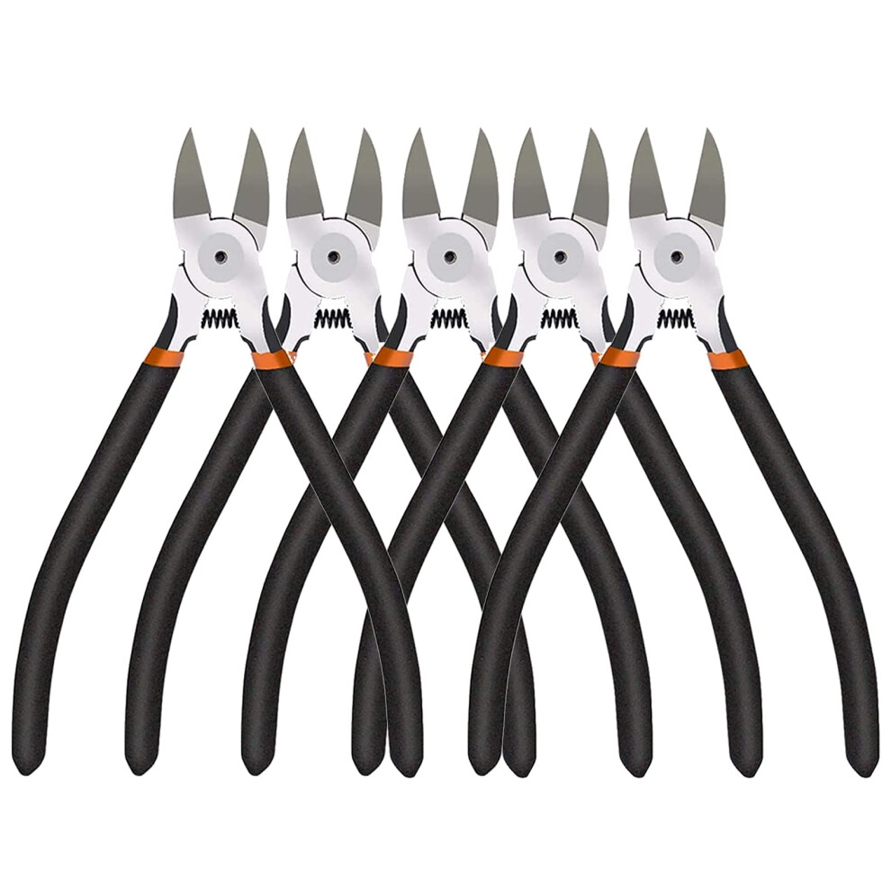 Boenfu Wire Cutters 5 Pack Flush Cutters 6 Inch Precision Side Cutter Ultra Sharp Small Wire Cutters Clippers For Crafting, Floral, Artificial 5051222357156