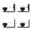 Adjustable Floor Guide Wall/Door Bottom Guide Sliding Barn Door Hardware Black 2PC 5