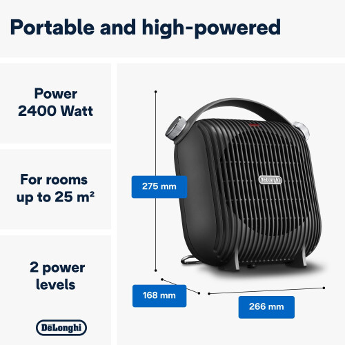 De'Longhi De'Longhi HFS30C24.DG, Black 1