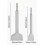 Lytool Tile Chisel SDS-Plus, 2pcs 250x40mm+280x100mm SDS Masonry Concrete Chisel Set, Tile Removal Tool, Tile Grooving Scraping Scaling Chisels 3