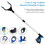 Foldable Grabber Tool for Garbage with Long Reach and Ergonomic Grip Trash Pickup Tool 2