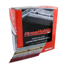 TIMCO FirmaHold Collated Clipped Head Nails - Trade Pack - Ring Shank 2.8 x 50 - Bright- 3300 Pieces