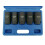 us pro US Pro 5pc Impact Socket Set - Thin Wall, 12 Point, 30 32 34 35 36mm Hub Nut Sockets B1431 1