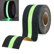 Hyber&Cara Anti Slip Grip Tape Glowing in Dark, Non Slip Adhesive Stair Treads, High Traction Safety Tape for Stairs Steps Decking Indoor & Outdoor,