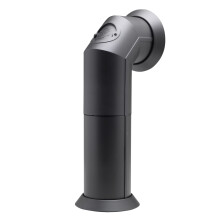 Dimplex Stove Pipe, Matt Black Plastic Flue Pipe Accessory for Electric Stoves and Freestanding Fires, Angled with 2 Size Options