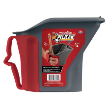 Wooster Brush Quart Pail 8619 Pelican Hand Held 1, Gray & Red