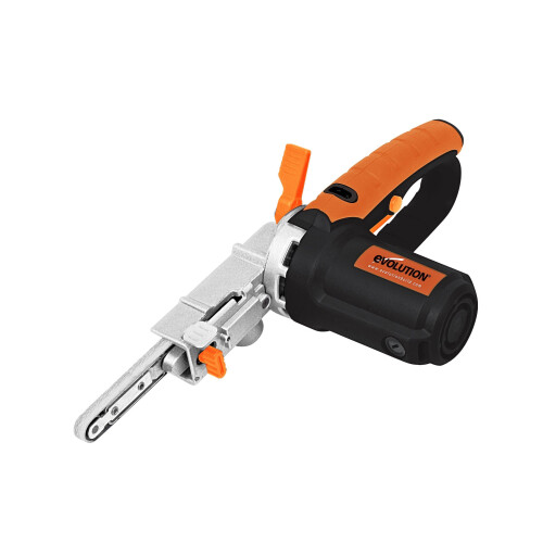 Evolution Power Tools Precision File Sander Electric Thin Belt Sander Power File, Multipurpose Filing, Sanding, Grinding, Includes 3 Sanding Belts