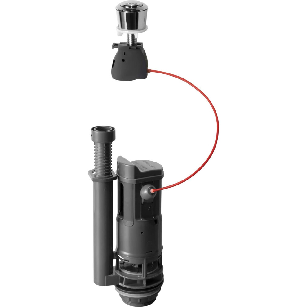 Generic Macdee Dual Flush Outlet Valve, 2" & 1.5" Bases, Adjustable Internal Overflow, Wras Approved 5051222366288
