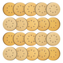 SATC Orbital Sander Discs 100PCS 125mm Sanding Discs Hook and Loop Mixed Grits 60 80 120 150 220