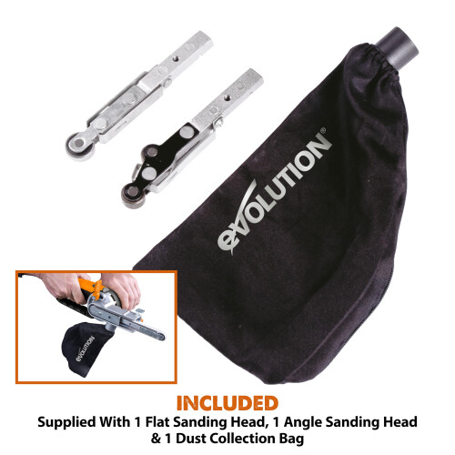 Evolution Power Tools Precision File Sander Electric Thin Belt Sander Power File, Multipurpose Filing, Sanding, Grinding, Includes 3 Sanding Belts 2