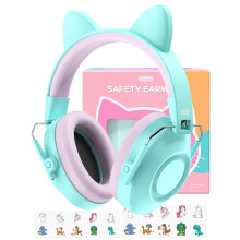 Dr.meter Kids Ear Defenders, 32dB SNR Ear Defenders Children Hearing Protection Comfortable Earmuffs for Autism Ideal for Concerts Fireworks Monster