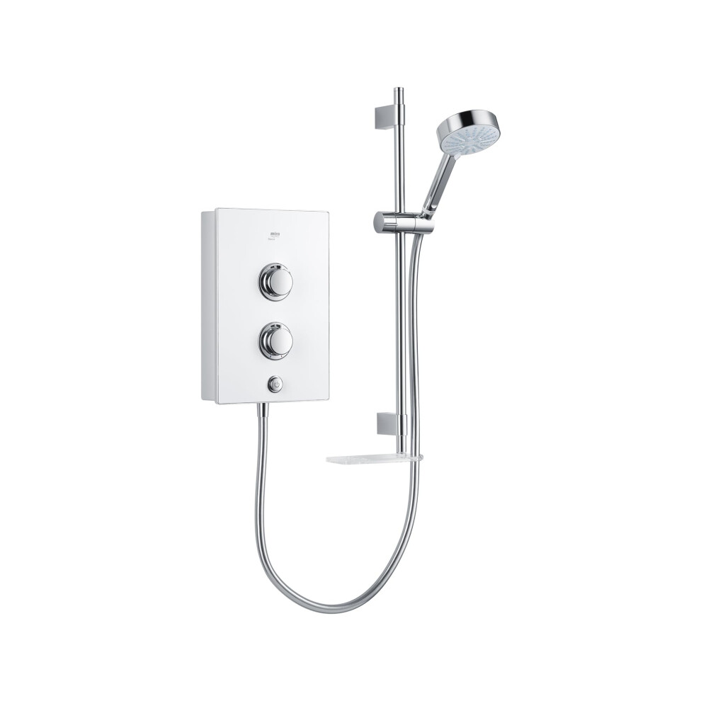 Mira Showers Decor 9.5Kw White Single Outlet Electric Shower 1.1894.008 5051222367674