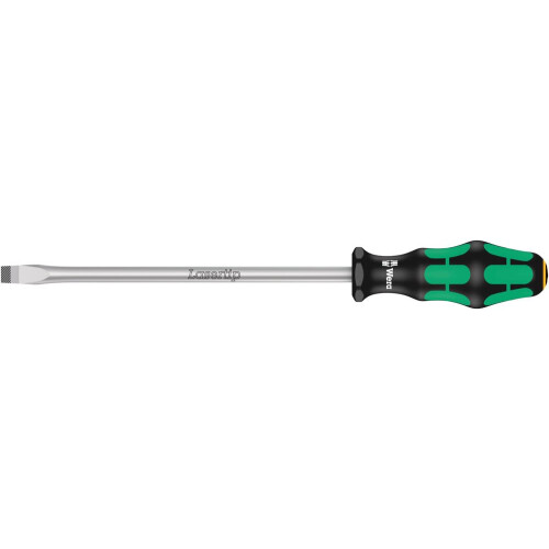 Wera Wera Kraftform 334 Screwdriver - Flared Slotted Tip 10 Mm