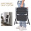 KINGRACK Step Ladder, Double Side Folding Step Stool, 2 Step Portable Ladder with handdle, Large Platform, Slim Household Stepladder with 4