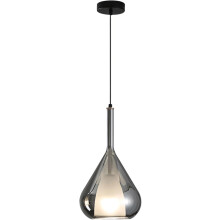 Modern Double Glass Pendant Light Fixture for Dining Room with Elegant Shade and LED Lighting