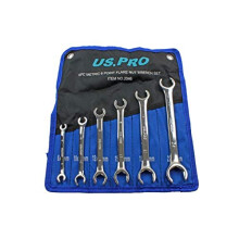 US PRO 6 Piece Metric 6 Point Flare Nut Spanner Wrench Set 8-24mm 2046
