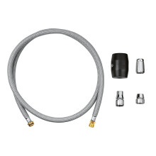 GROHE Hose for Sink Mixer with Pull-Out Dual Spray or Mousseur (Guarantees Easy Retraction & Smooth Docking Back to the Starting Position, Inc. Weight