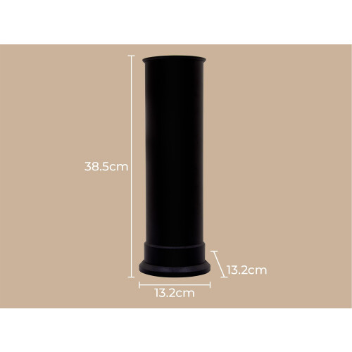 Adam Adam Straight pipe for stove black 2