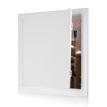 KR KITCHENRAKU Access Panel 300x300 mm- Paintable Easy Access Doors with Hidden Hinges, Flush Fit ABS Inspection Hatch for Drywall, Wall and Ceiling