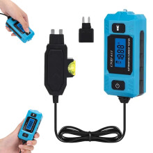 Automotive Circuit Fault Probe Tester, High-Precision Current Tester, 20A 48V Car Relay Fuse Blade Checker with Front Light & Blue Backlit LCD Screen,