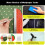 Ysimple 13PC Wallpaper Tools, Multi-Function Wallpaper Smoothing Tool with Wallpaper Paste Brush, Squeegee, Seam Roller, Trimming Tool, Wallpapering 5