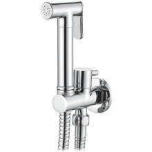 Ibergrif Handheld Bidet Sprayer Kit, Stainless Steel Shower Spray Bidet Attachment w/Hose for Toilet UK, Bathroom Shattaf Cloth Diaper for Feminine