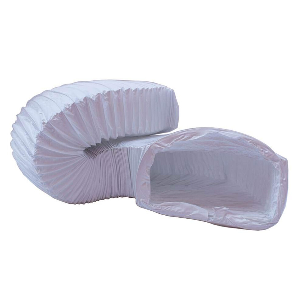 Kair Pvc Rectangular Flexible Hose 220Mm X 90Mm - 3 Metre Length 5051222386019