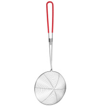 Stainless Steel Skimmer Spoon Perforated Ladle for Fast Food Draining and Splash Cooking