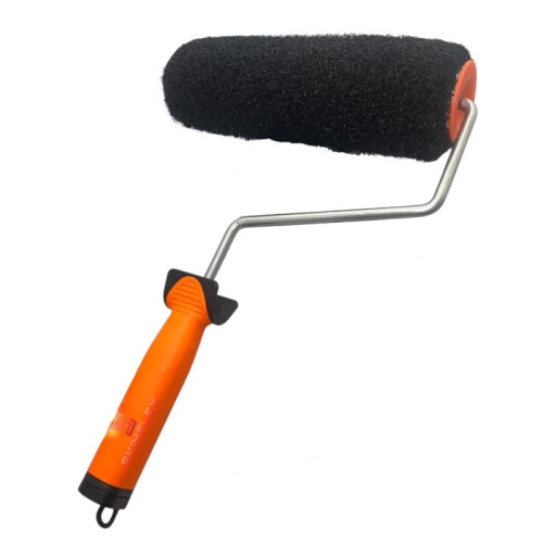 Roll on Plaster Roller for Ready Mixed Plaster Putty Application 25cm 10" Roller & Frame Rolling Plaster Skim applicator 1