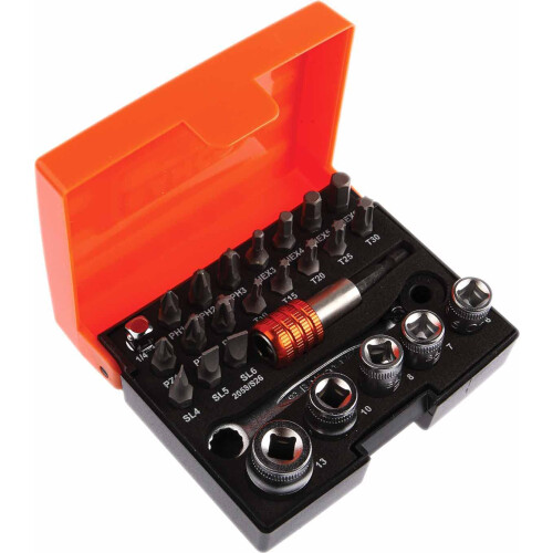 Bahco Bahco 2058/S26 Ratchet Socket Bit Set, 26 Pieces