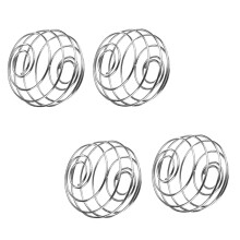 4pcs 304 Stainless Steel Protein Shaker Ball Wire Whisk for Quick Mixing Fits Most Bottles